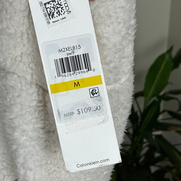 Calvin Klein Sherpa Coat NWT - Picture 5 of 5